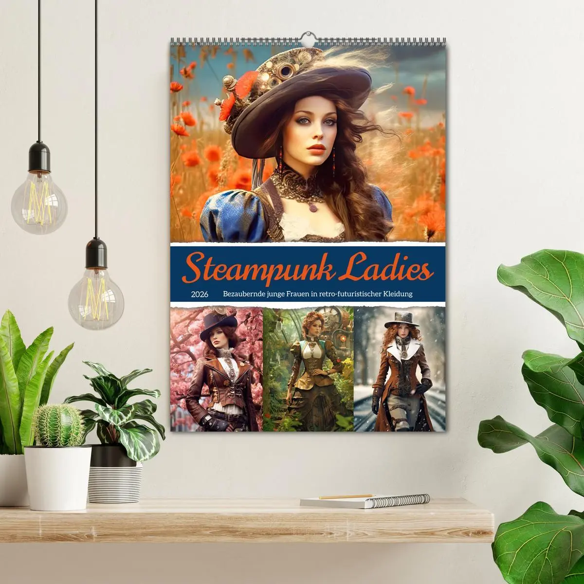 Bild: 9783516316506 | Steampunk Ladies (Wandkalender 2026 DIN A2 hoch), CALVENDO...