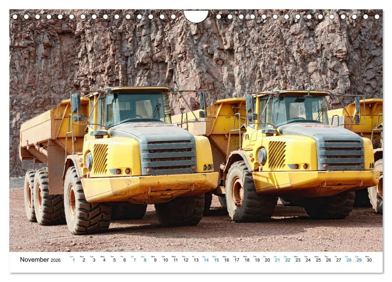 Bild: 9783516556506 | Mining machines in action - Various open-pit mines (Wall Calendar...