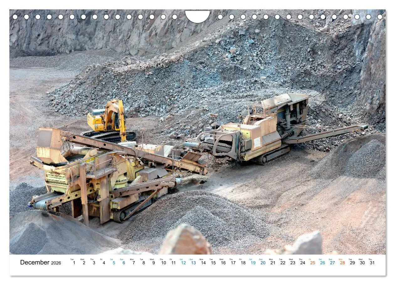 Bild: 9783516556506 | Mining machines in action - Various open-pit mines (Wall Calendar...