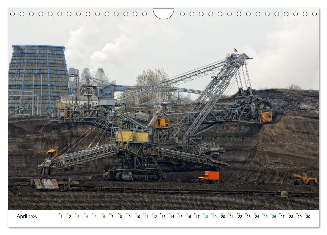 Bild: 9783516556506 | Mining machines in action - Various open-pit mines (Wall Calendar...