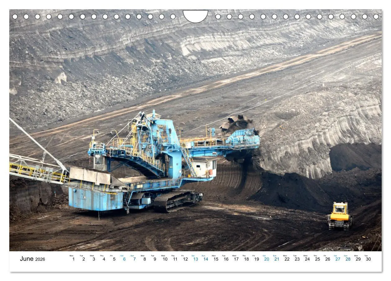 Bild: 9783516556506 | Mining machines in action - Various open-pit mines (Wall Calendar...