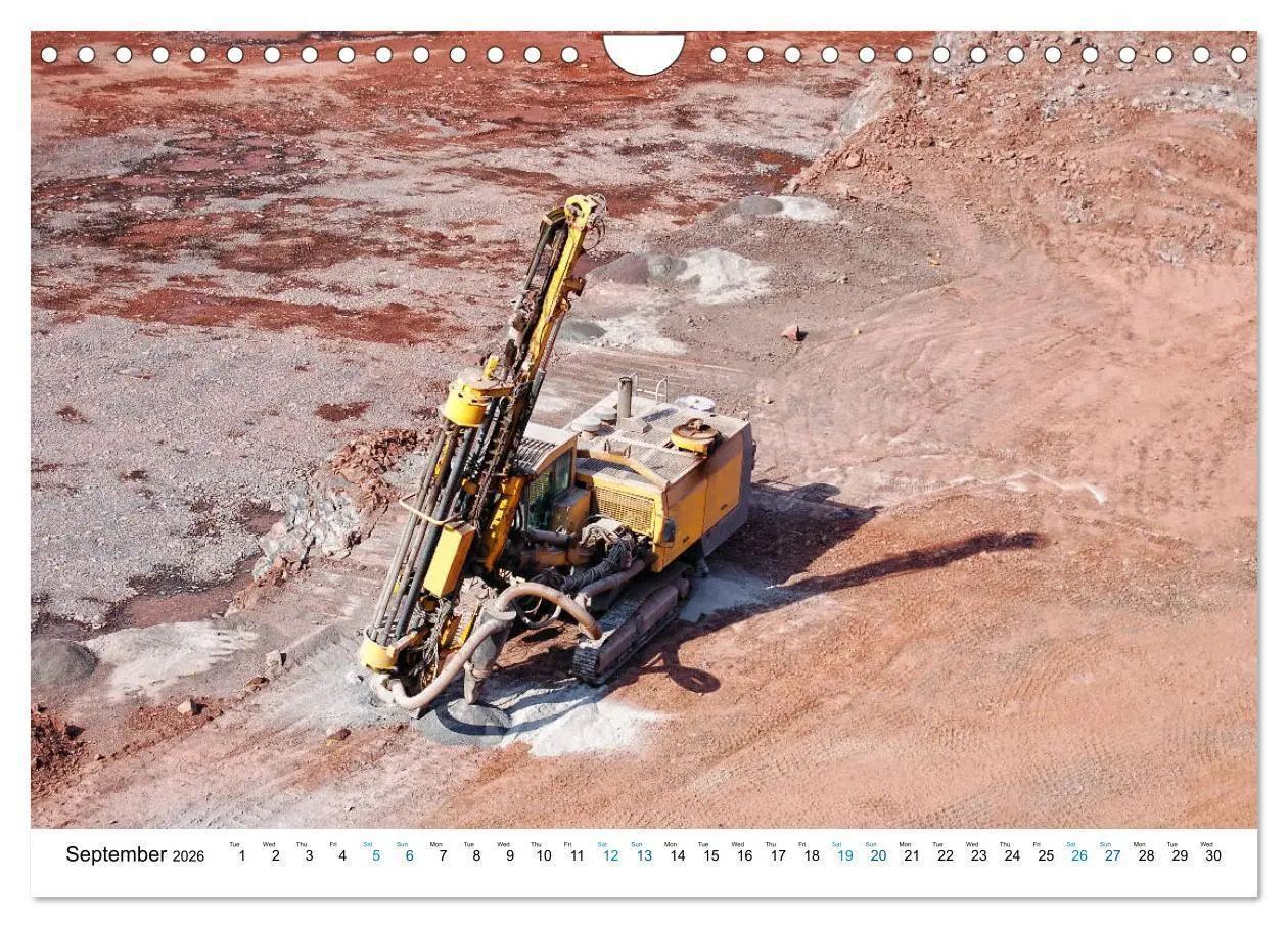 Bild: 9783516556506 | Mining machines in action - Various open-pit mines (Wall Calendar...