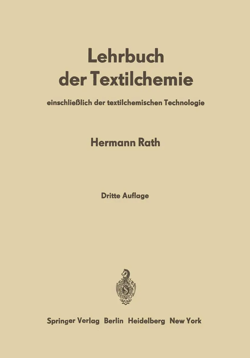 Cover: 9783642806506 | Lehrbuch der Textilchemie | Hermann Rath | Taschenbuch | xii | Deutsch
