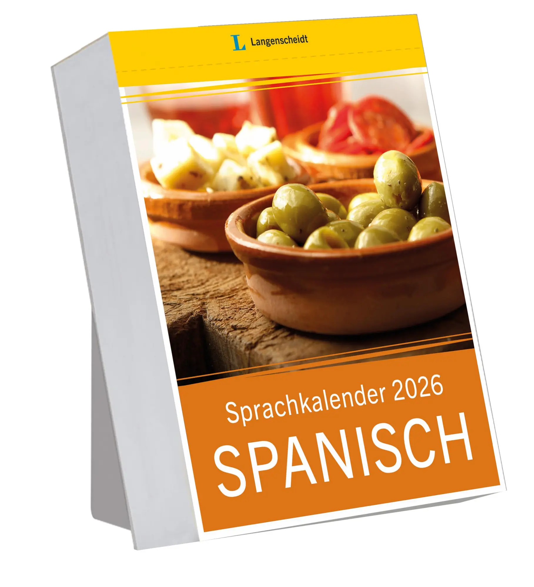 Cover: 9783125636606 | Langenscheidt Sprachkalender Spanisch 2026 | Tagesabreißkalender