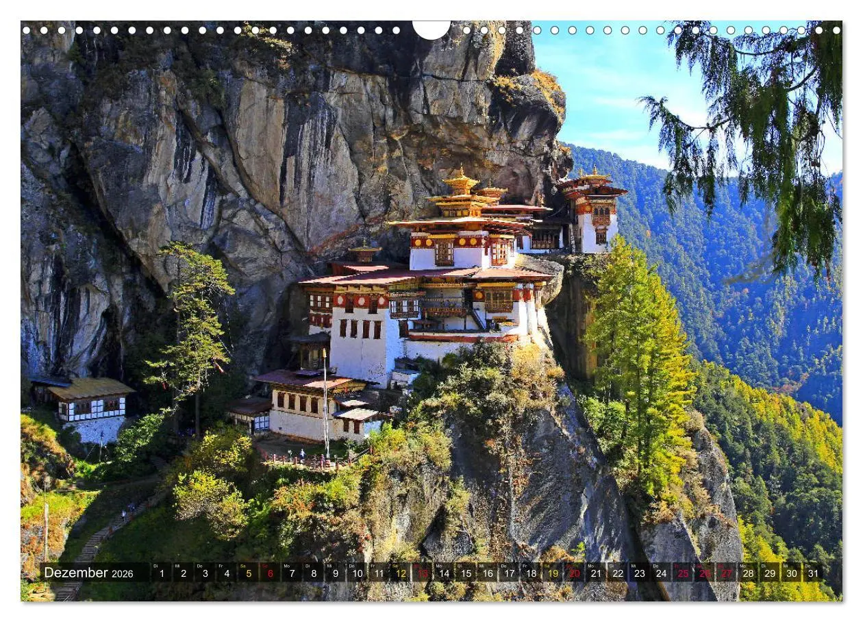 Bild: 9783457836606 | Königreich Bhutan - Juwel am Himalaya (Wandkalender 2026 DIN A3...