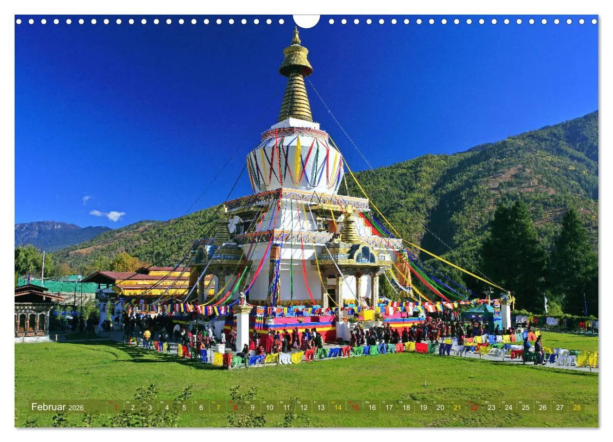 Bild: 9783457836606 | Königreich Bhutan - Juwel am Himalaya (Wandkalender 2026 DIN A3...