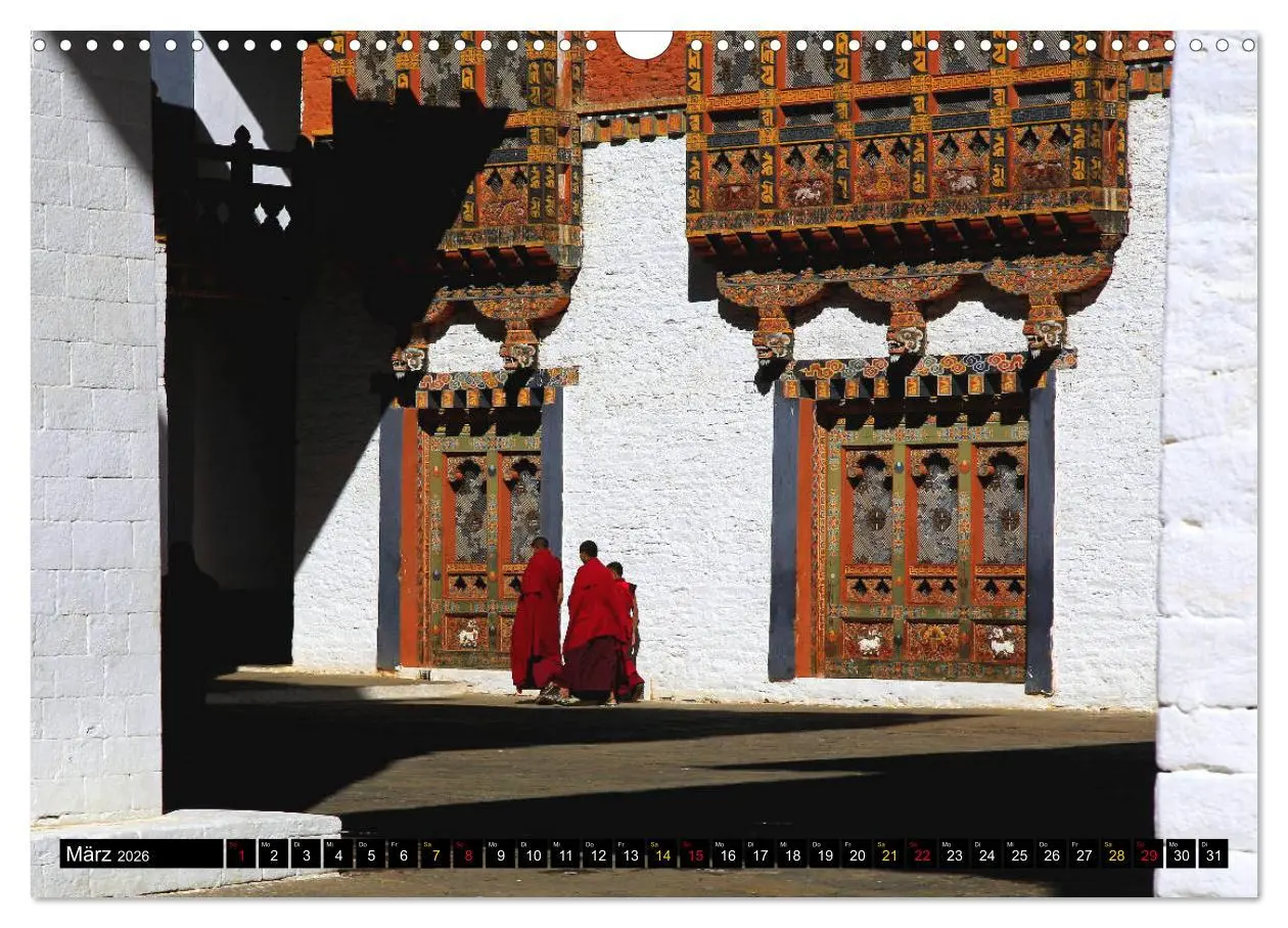 Bild: 9783457836606 | Königreich Bhutan - Juwel am Himalaya (Wandkalender 2026 DIN A3...