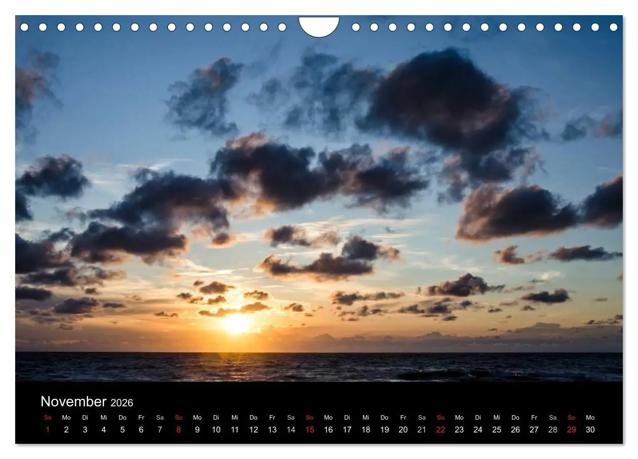Bild: 9783516096606 | Wolkenmalerei (Wandkalender 2026 DIN A4 quer), CALVENDO Monatskalender