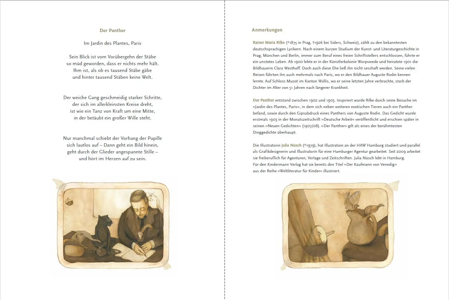 Bild: 9783949276606 | Der Panther | Poesie für Kinder im kleinen Format | Rainer Maria Rilke
