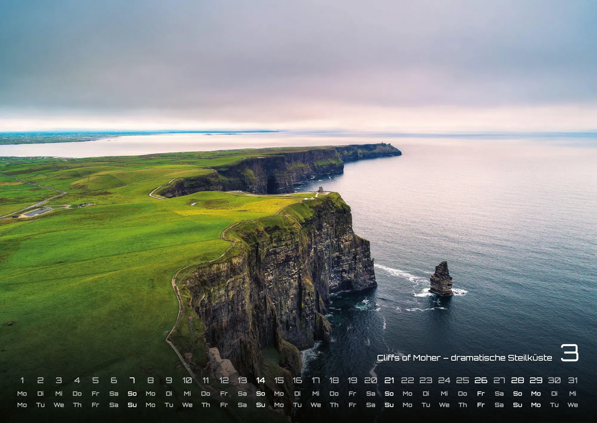 Bild: 9783986736606 | Irland - Die grüne Insel - 2027 - Kalender DIN A2 | GP-Fever. de