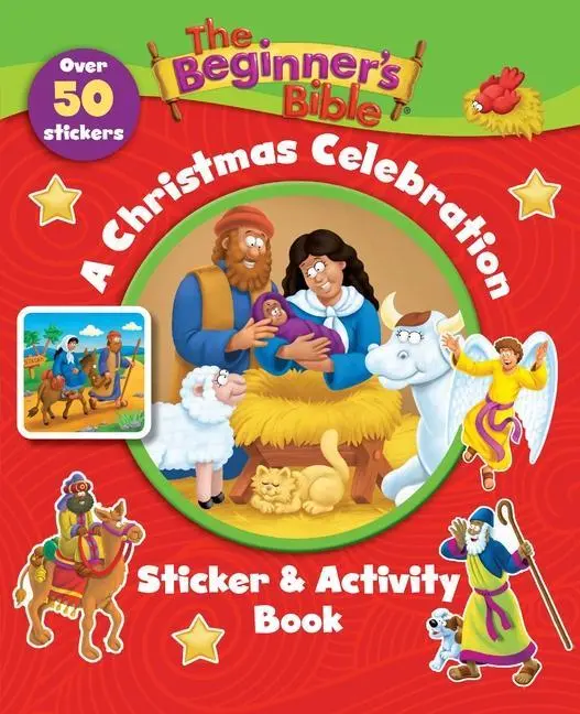 Cover: 9780310746706 | The Beginner's Bible: A Christmas Celebration Sticker and Activity...
