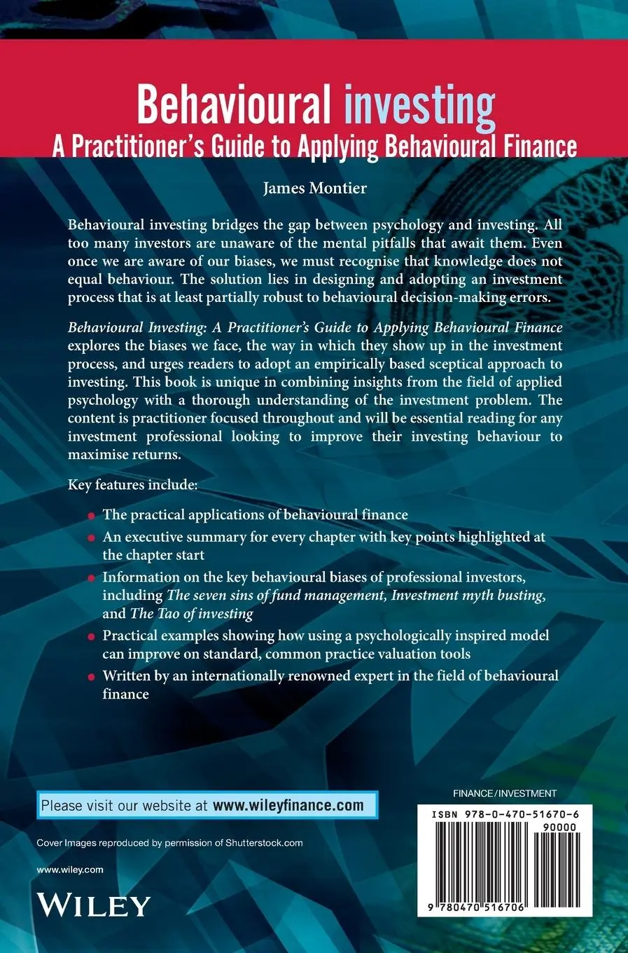 Rückseite: 9780470516706 | Behavioural Investing | James Montier | Buch | XXII | Englisch | 2007
