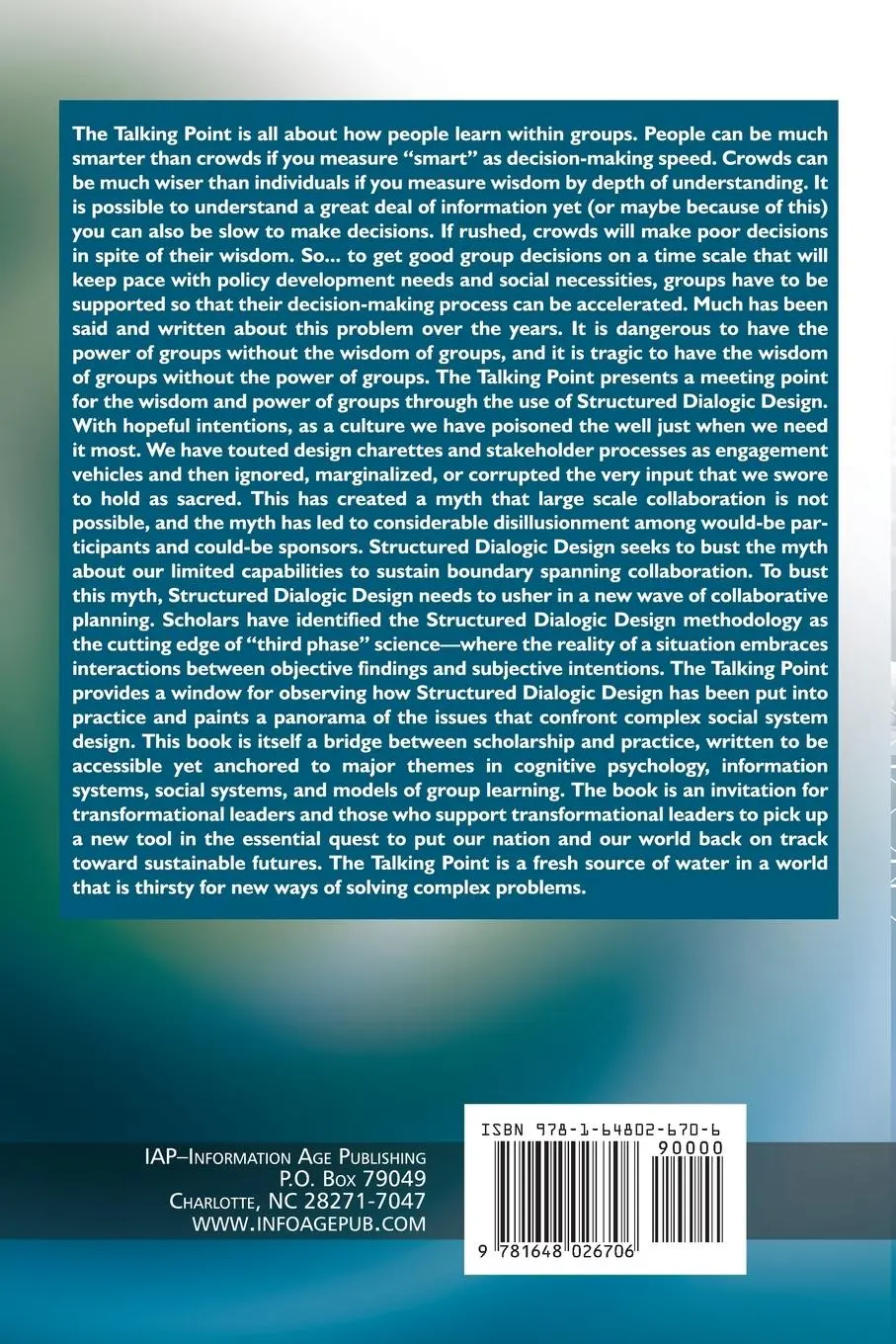 Rückseite: 9781648026706 | The Talking Point | Thomas R. Flanagan (u. a.) | Taschenbuch | 2021