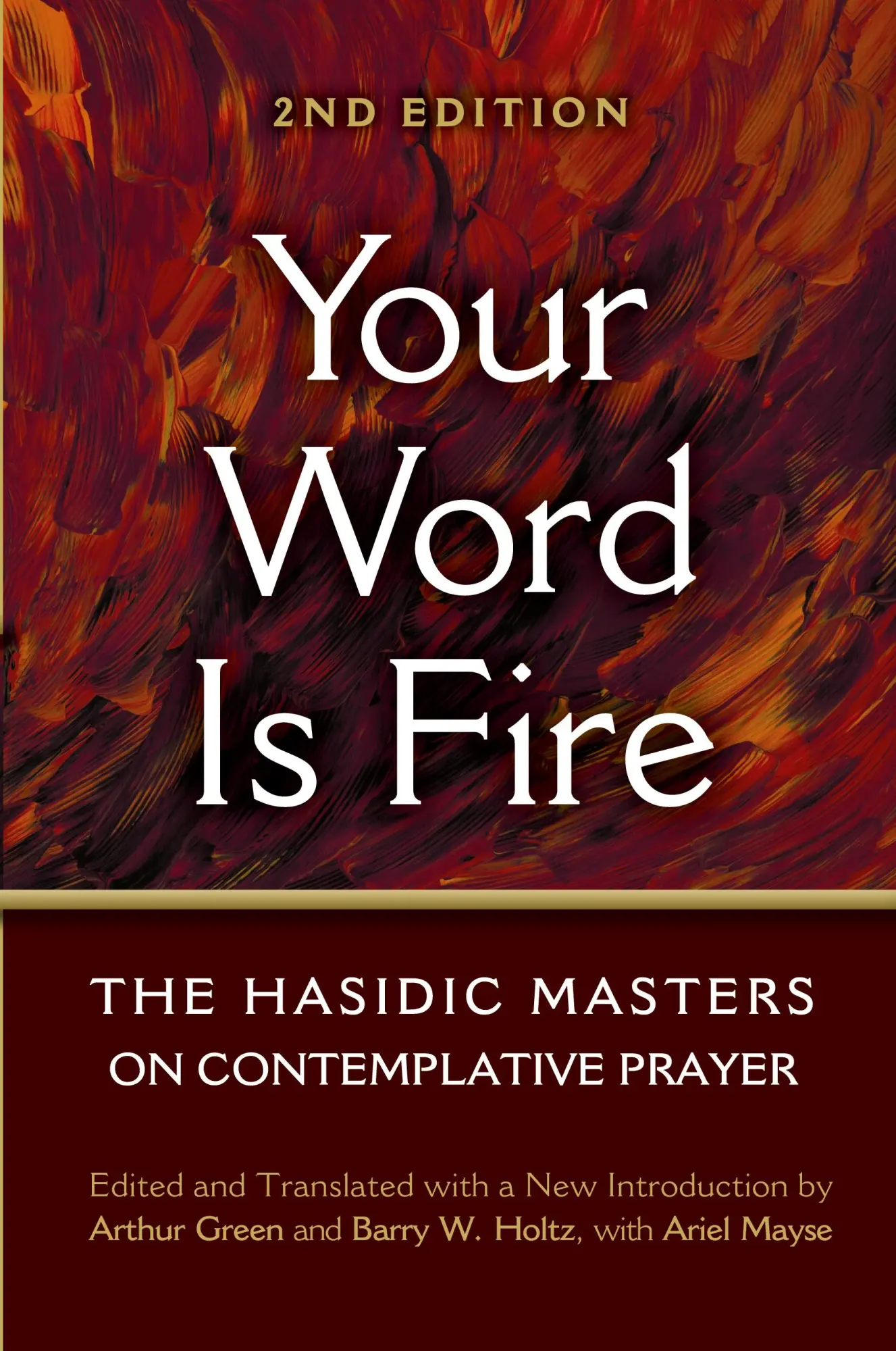 Cover: 9781683366706 | Your Word is Fire | The Hasidic Masters on Contemplative Prayer | Buch