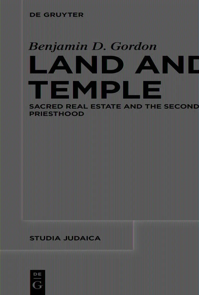Cover: 9783110776706 | Land and Temple | Benjamin D. Gordon | Taschenbuch | ISSN | Englisch