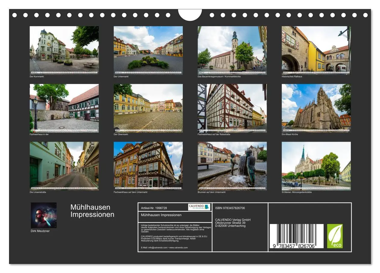 Bild: 9783457826706 | Mühlhausen Impressionen (Wandkalender 2026 DIN A4 quer), CALVENDO...
