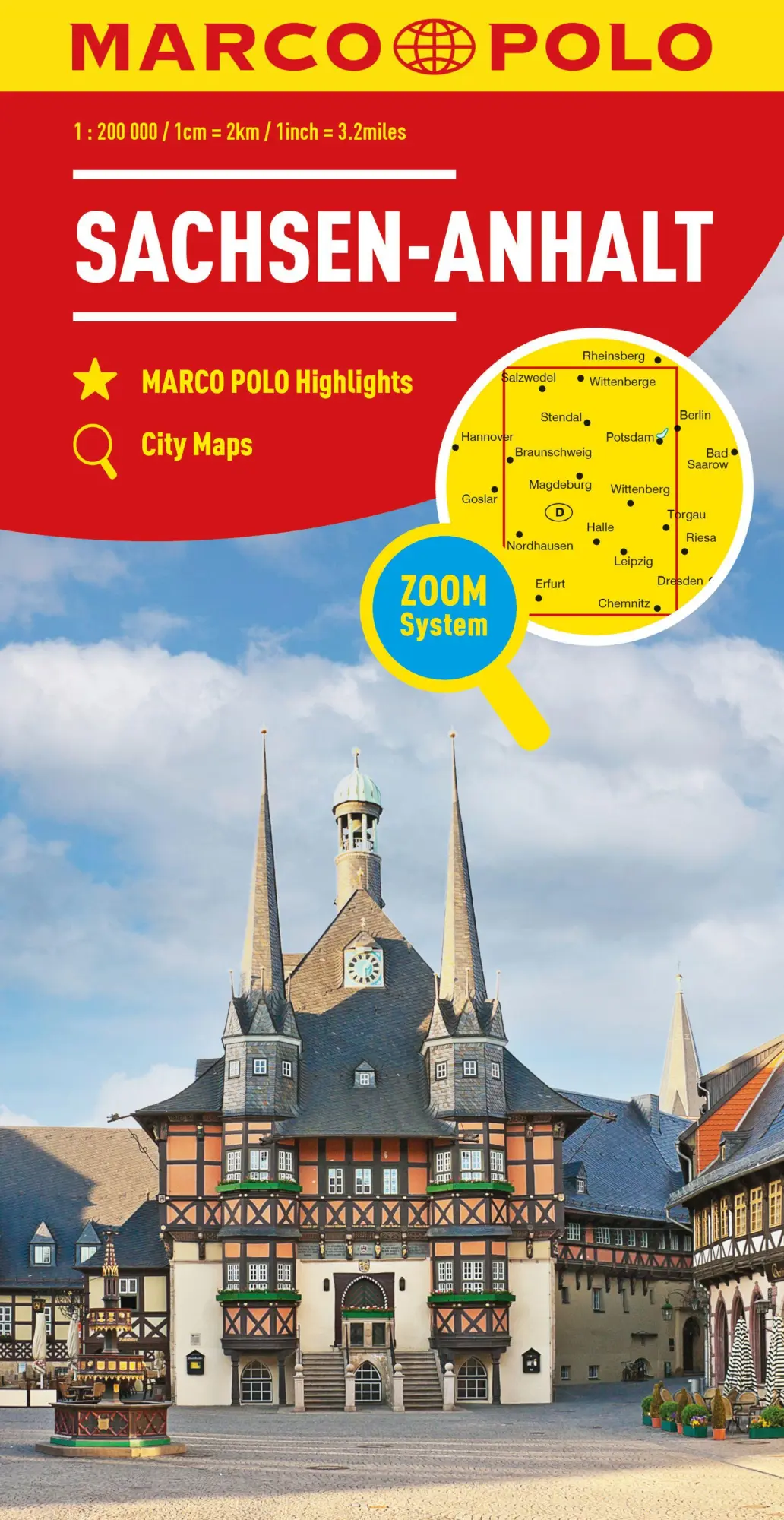 Cover: 9783575016706 | MARCO POLO Regionalkarte Deutschland 08 Sachsen-Anhalt 1:200.000