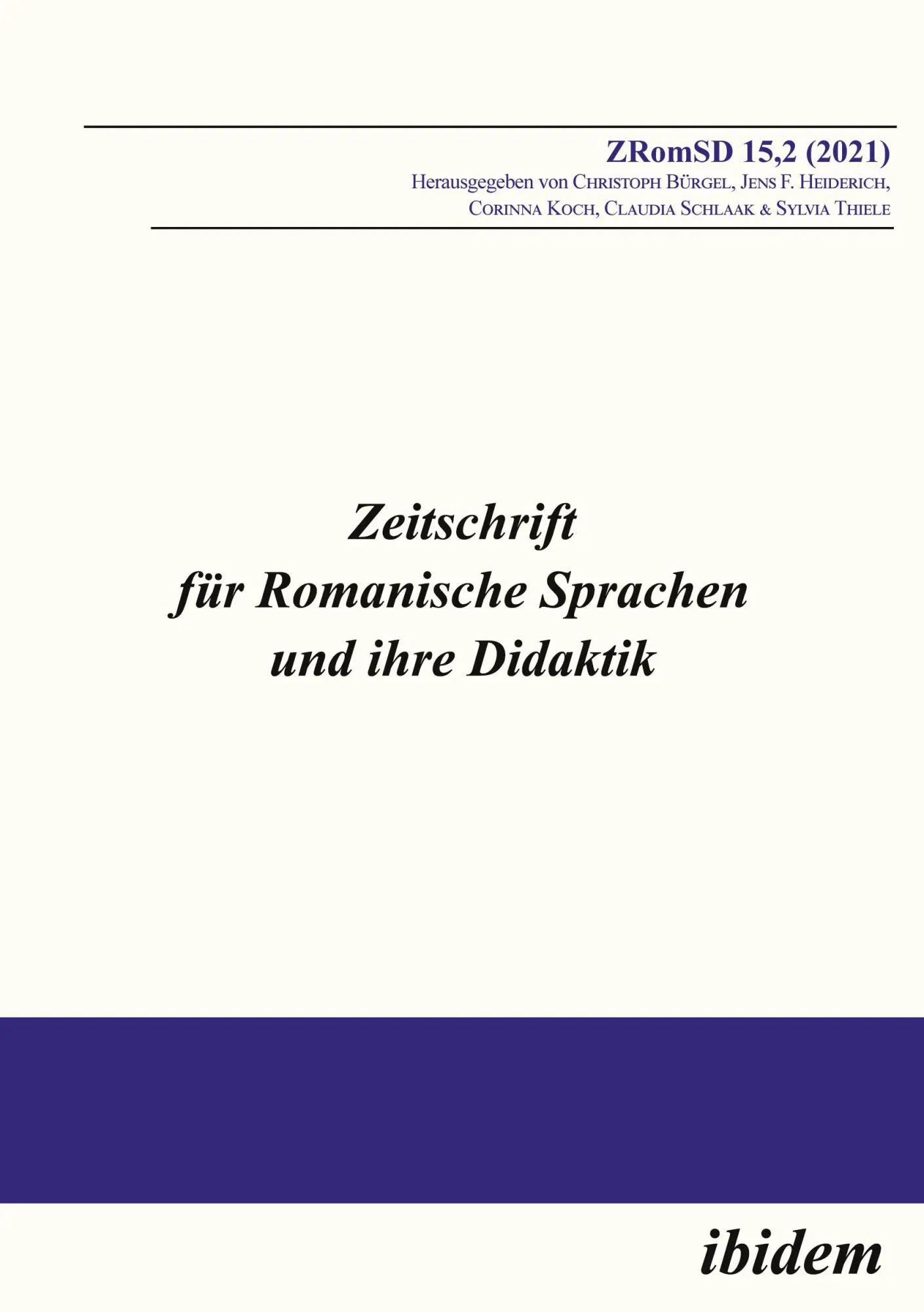 Zeitschrift für Romanische Sprachen und ihre Didaktik Kartoniert (TB)