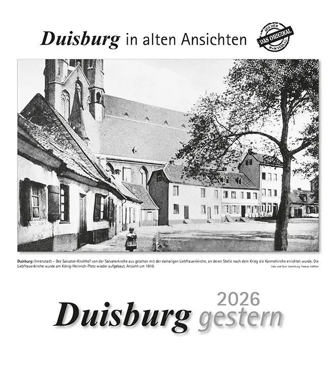 Cover: 9783961666706 | Duisburg gestern 2026 | Duisburg in alten Ansichten | Kalender | 13 S.