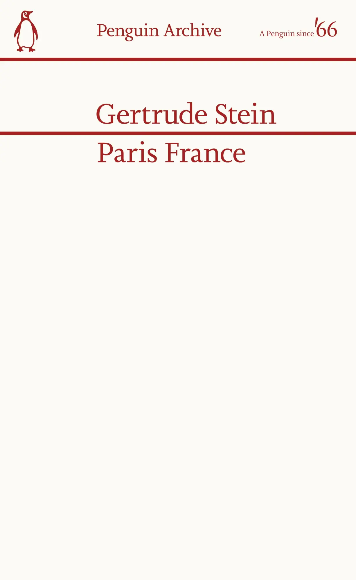 Cover: 9780241746806 | Paris France | Gertrude Stein | Taschenbuch | Penguin Archive | 128 S.
