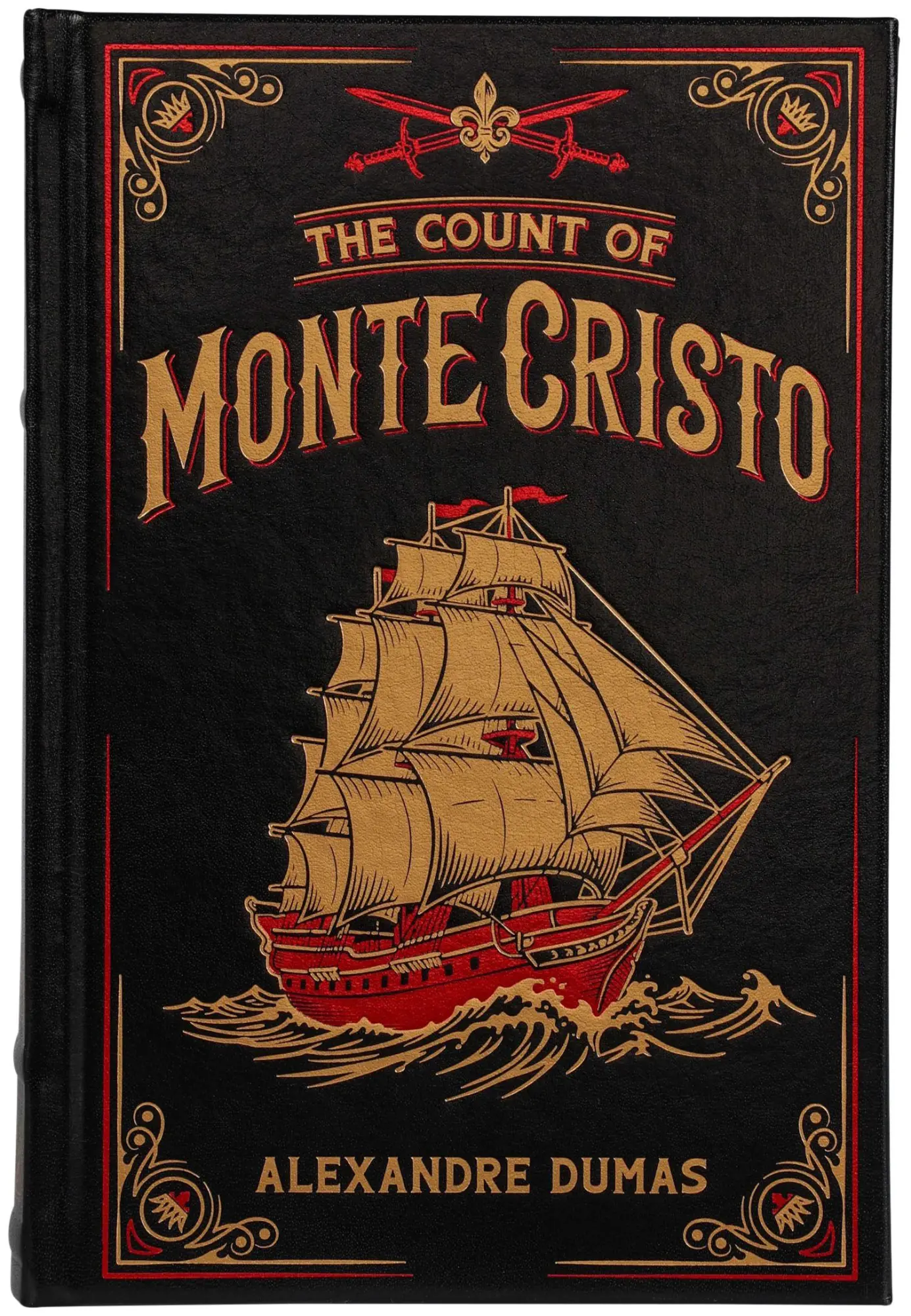 Cover: 9781667206806 | The Count of Monte Cristo (Deluxe Leatherbound Edition) -...