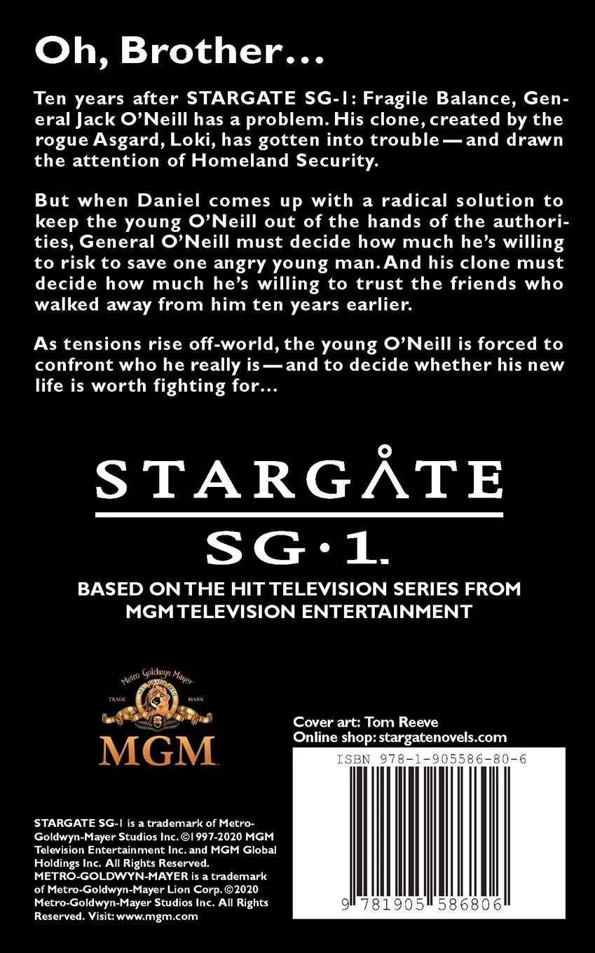 Rückseite: 9781905586806 | STARGATE SG-1 Behind Enemy Lines | Sally Malcolm | Taschenbuch | 2020