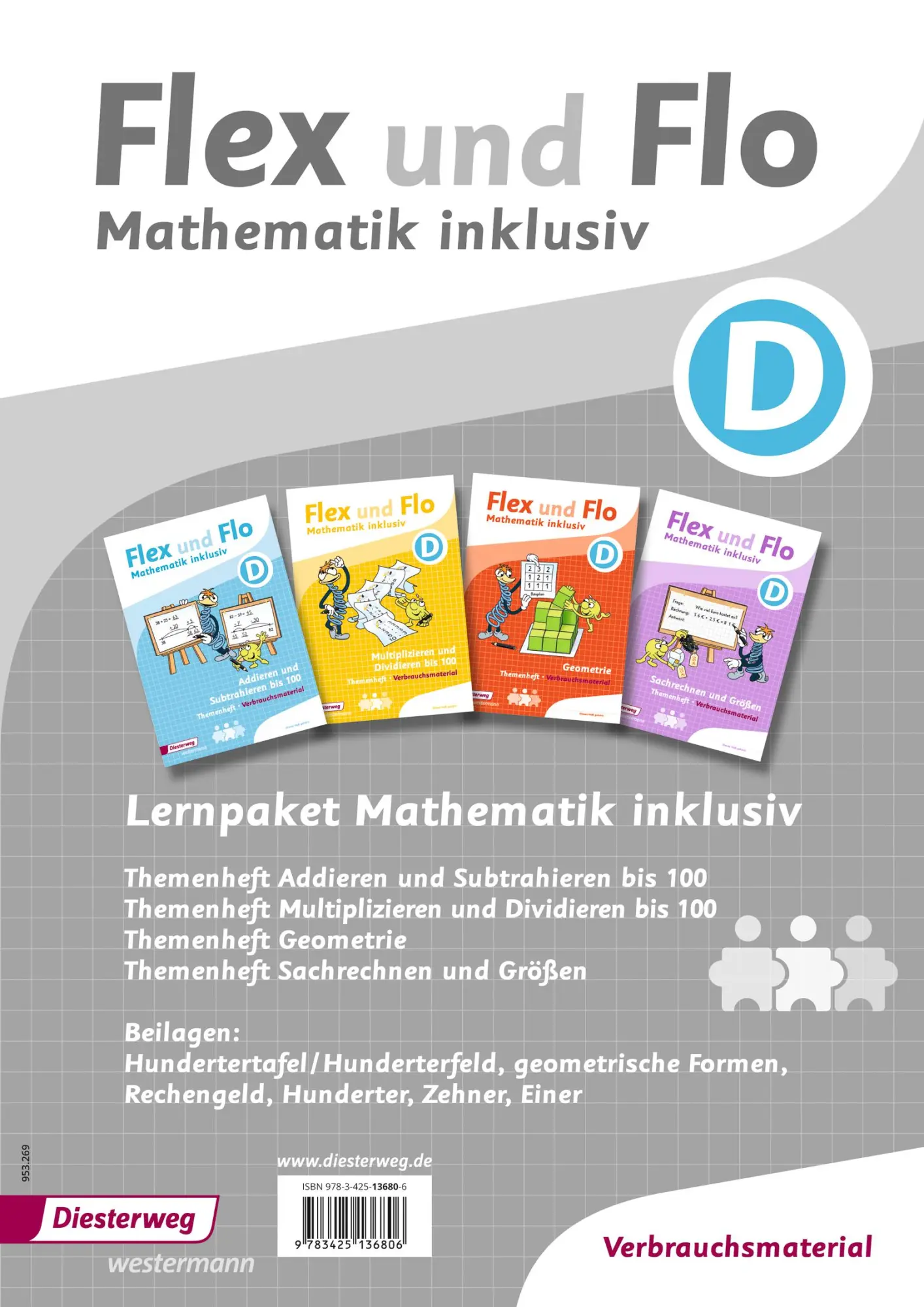 Cover: 9783425136806 | Flex und Flo. Mathematik inklusiv Paket D | Christopher Dohmann | 2021