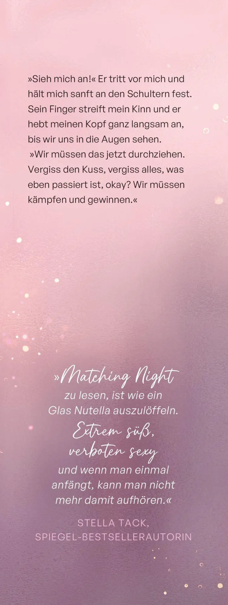 Bild: 9783473586806 | Matching Night - Küsst du den Feind? &amp; Liebst du den Verräter? | Hasse