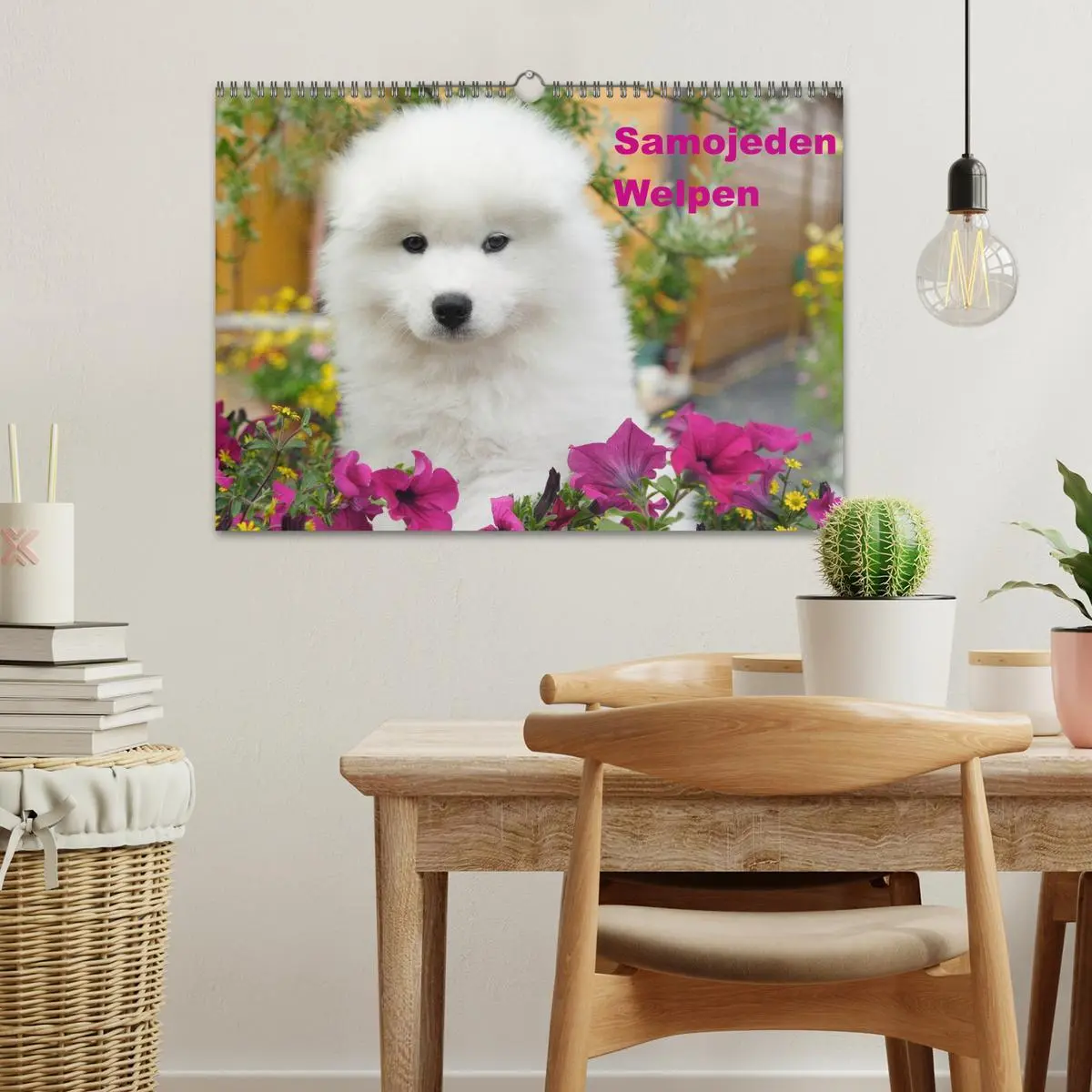 Bild: 9783516146806 | Samojeden Welpen (Wandkalender 2026 DIN A3 quer), CALVENDO...