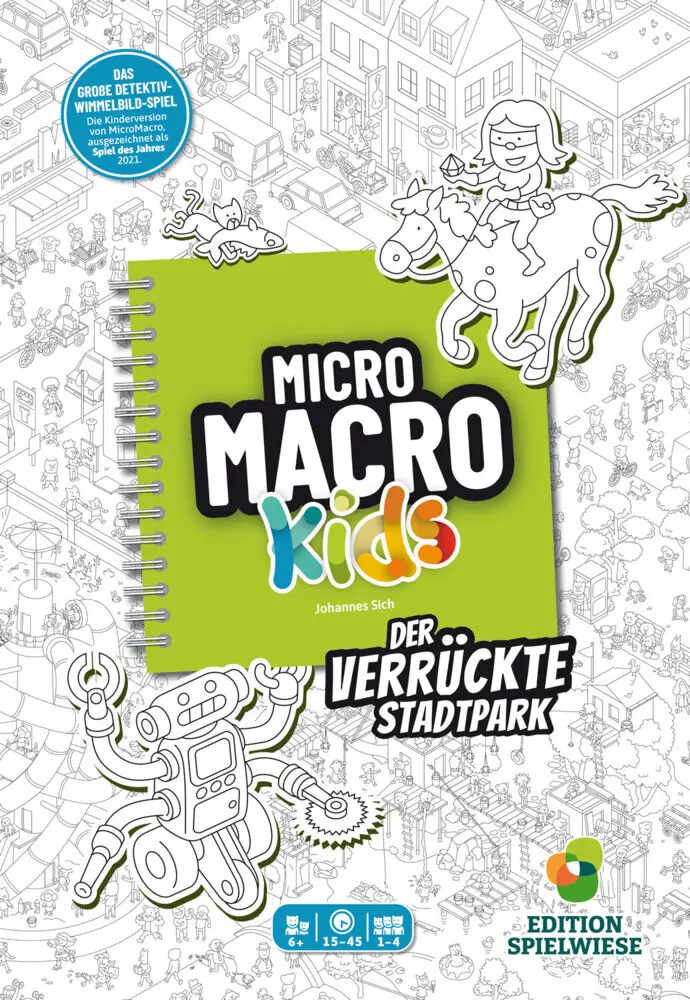 Bild: 9783982686806 | MicroMacro Kids: Der verrückte Stadtpark | Hard Boiled Games | Spiel