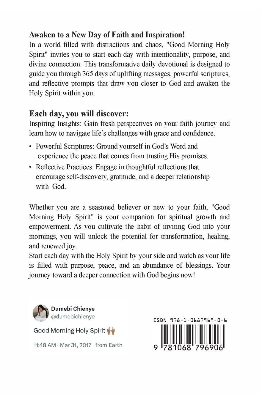 Cover: 9781068796906 | Good Morning Holy Spirit | Dumebi Chienye | Taschenbuch | Englisch