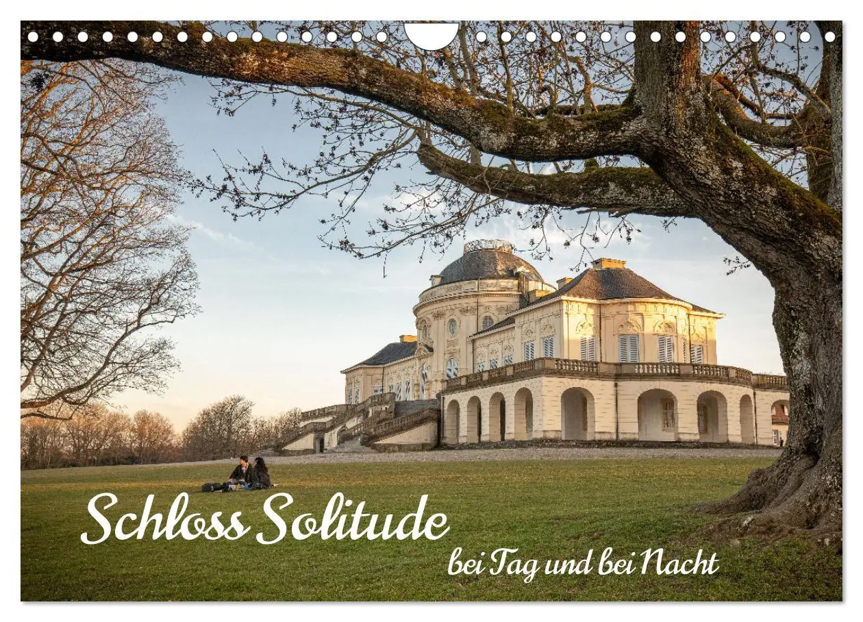 Cover: 9783457286906 | Schloss Solitude bei Tag und bei Nacht (Wandkalender 2026 DIN A4...