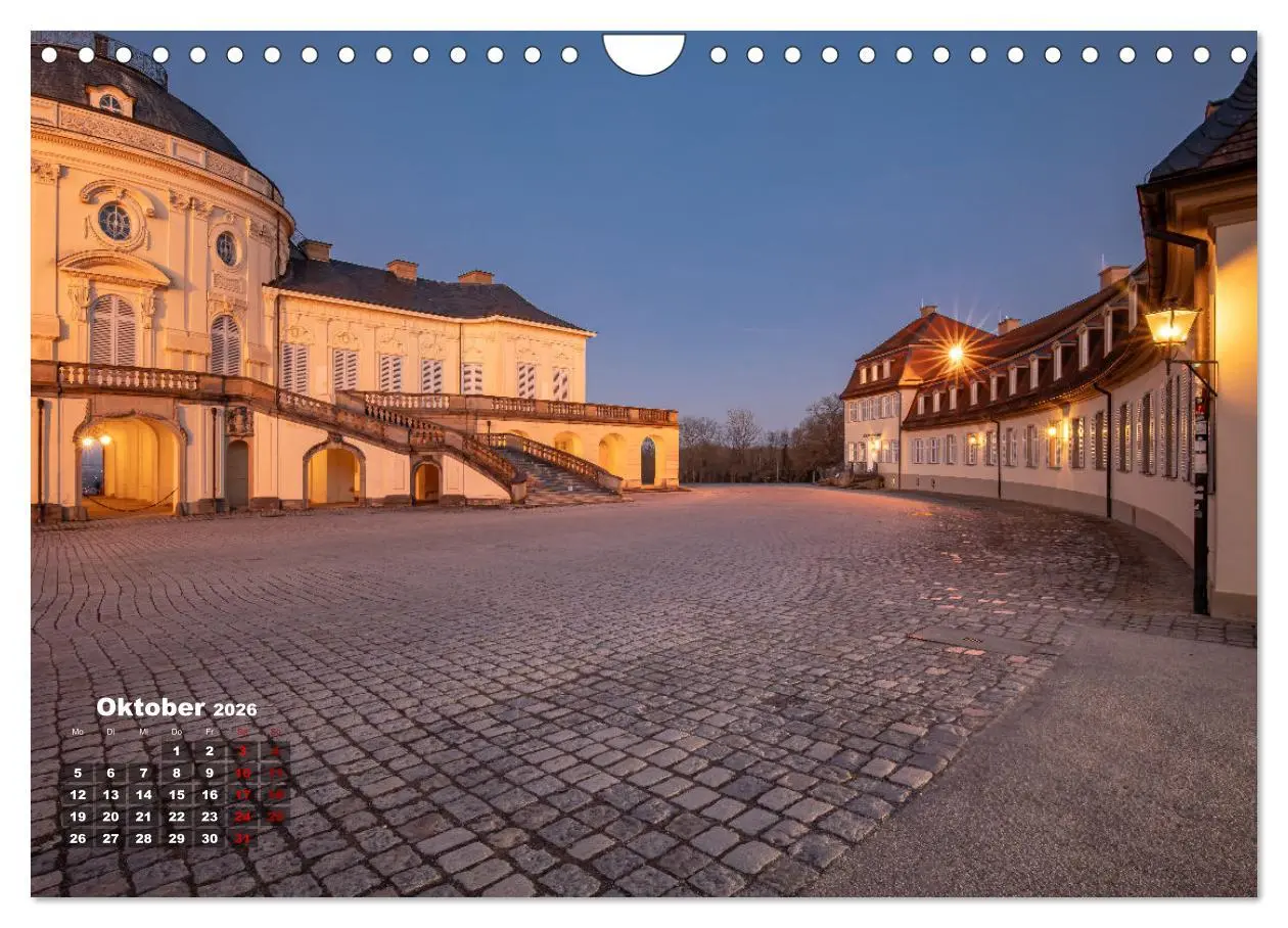 Bild: 9783457286906 | Schloss Solitude bei Tag und bei Nacht (Wandkalender 2026 DIN A4...