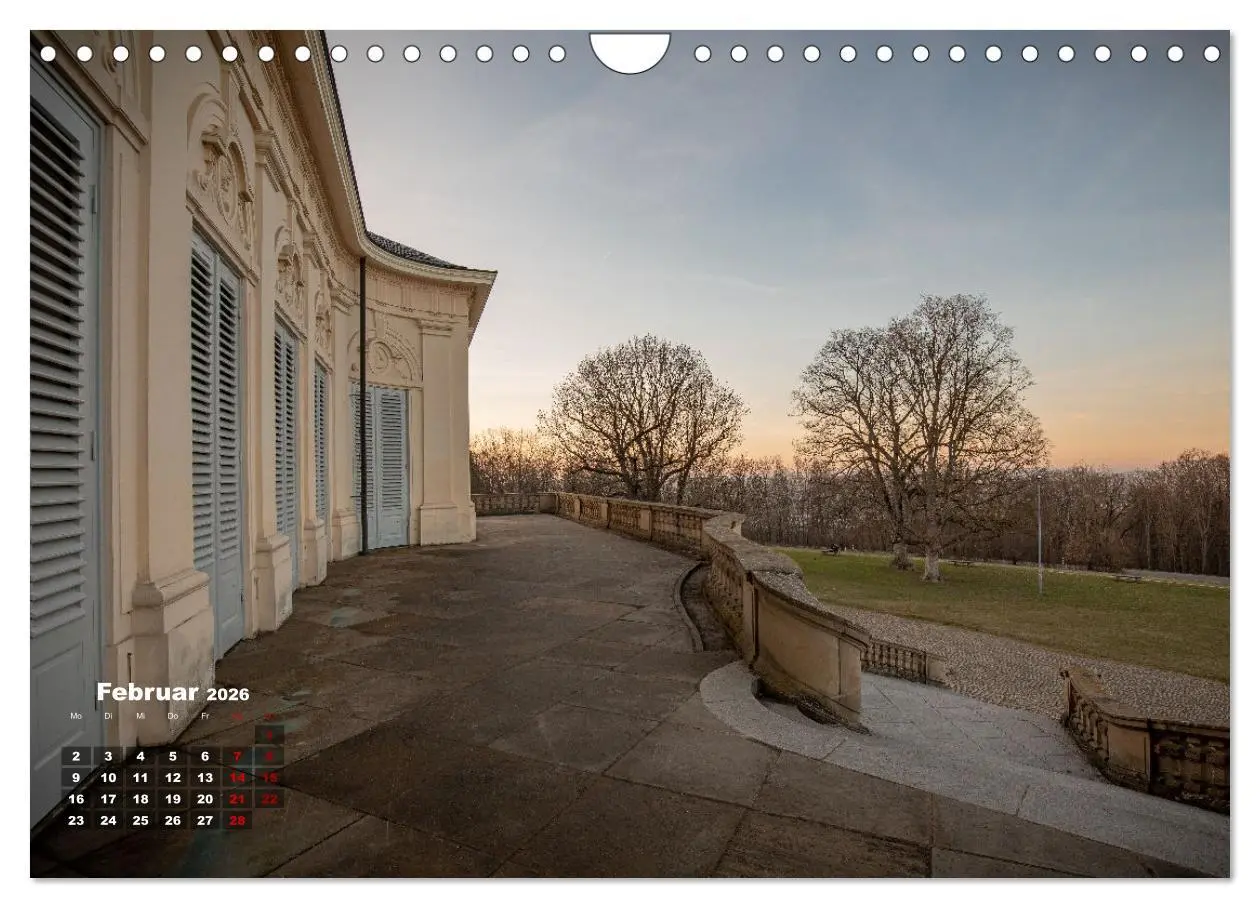 Bild: 9783457286906 | Schloss Solitude bei Tag und bei Nacht (Wandkalender 2026 DIN A4...
