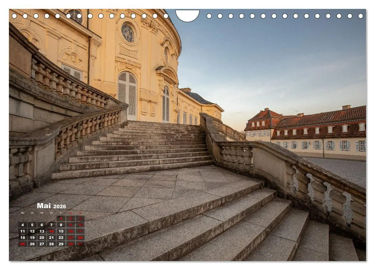 Bild: 9783457286906 | Schloss Solitude bei Tag und bei Nacht (Wandkalender 2026 DIN A4...