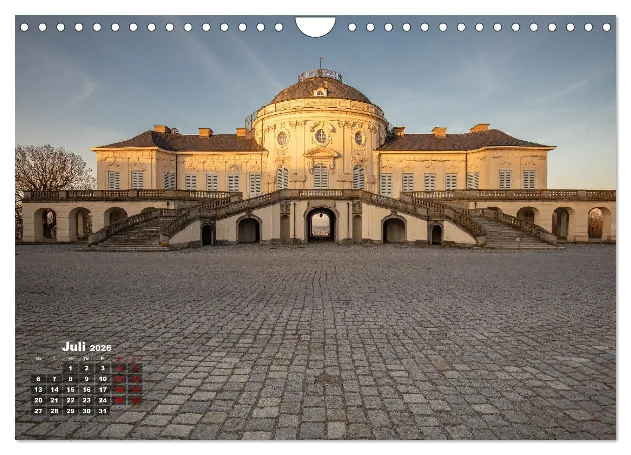 Bild: 9783457286906 | Schloss Solitude bei Tag und bei Nacht (Wandkalender 2026 DIN A4...