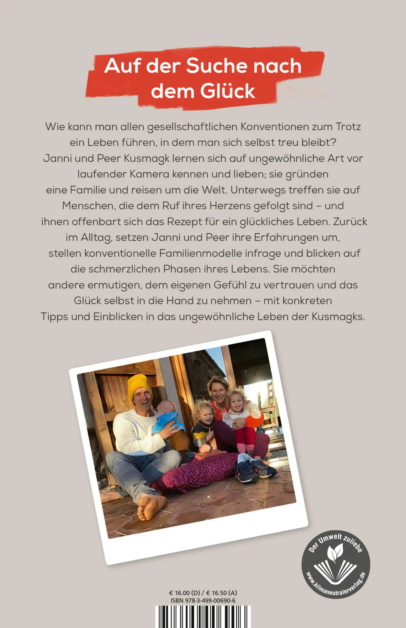 Rückseite: 9783499006906 | Der Ruf deines Herzens | Janni Kusmagk (u. a.) | Taschenbuch | 224 S.