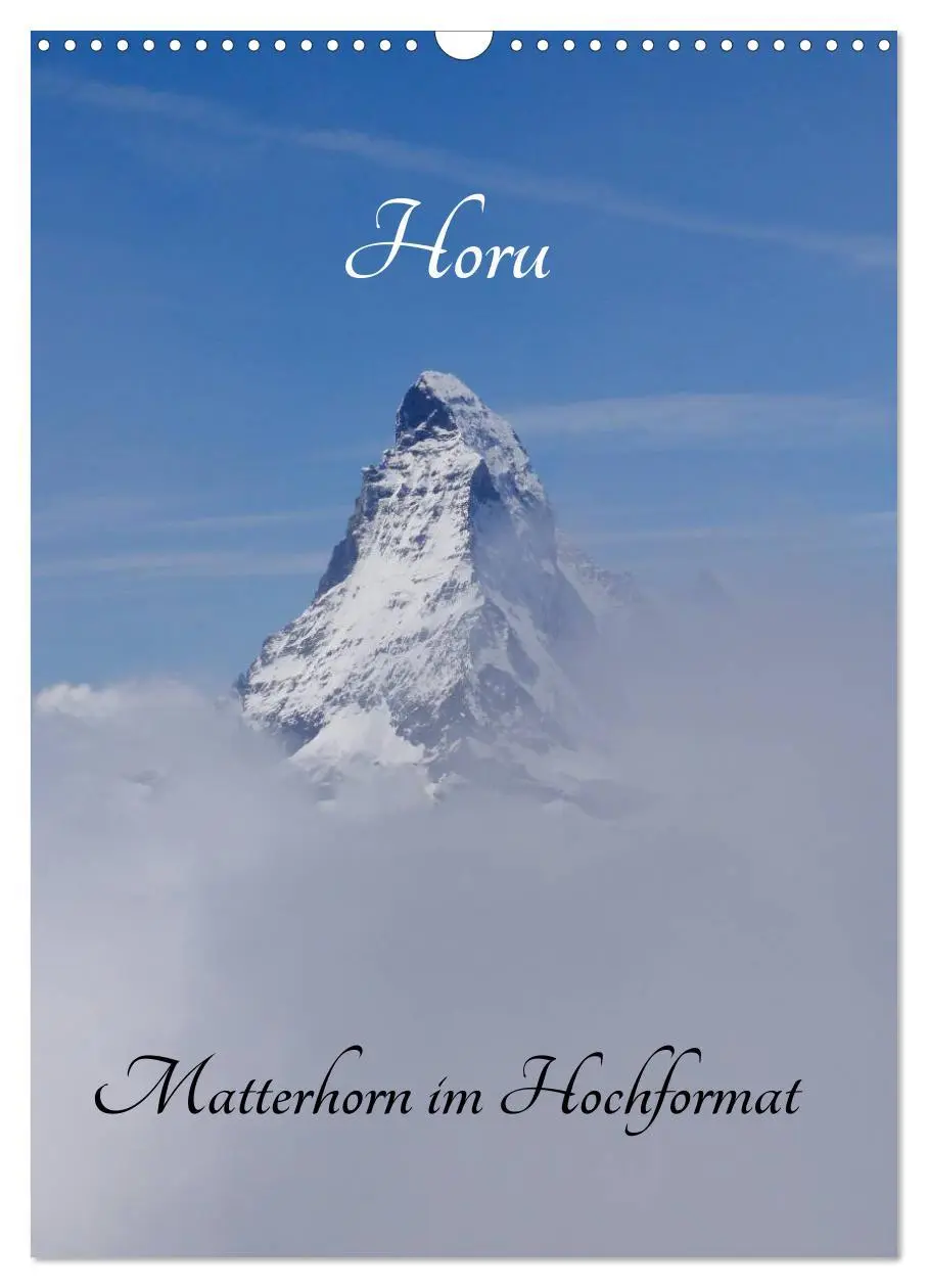 Cover: 9783516446906 | Horu Matterhorn im Hochformat (Wandkalender 2026 DIN A3 hoch),...