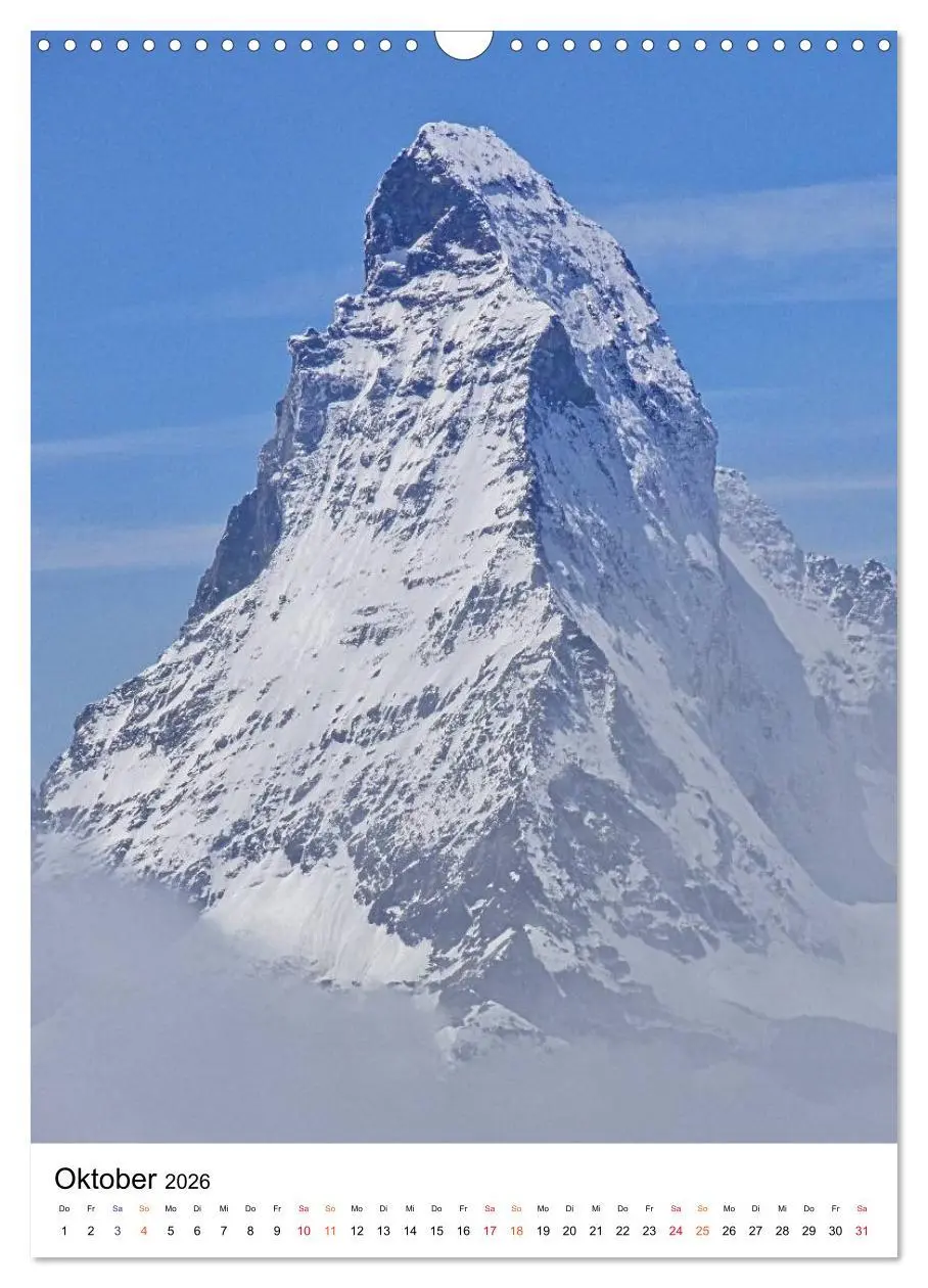Bild: 9783516446906 | Horu Matterhorn im Hochformat (Wandkalender 2026 DIN A3 hoch),...