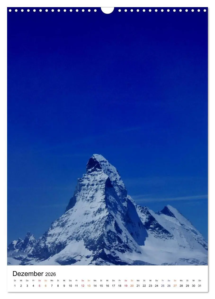 Bild: 9783516446906 | Horu Matterhorn im Hochformat (Wandkalender 2026 DIN A3 hoch),...