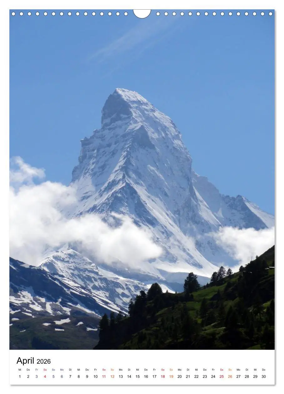 Bild: 9783516446906 | Horu Matterhorn im Hochformat (Wandkalender 2026 DIN A3 hoch),...