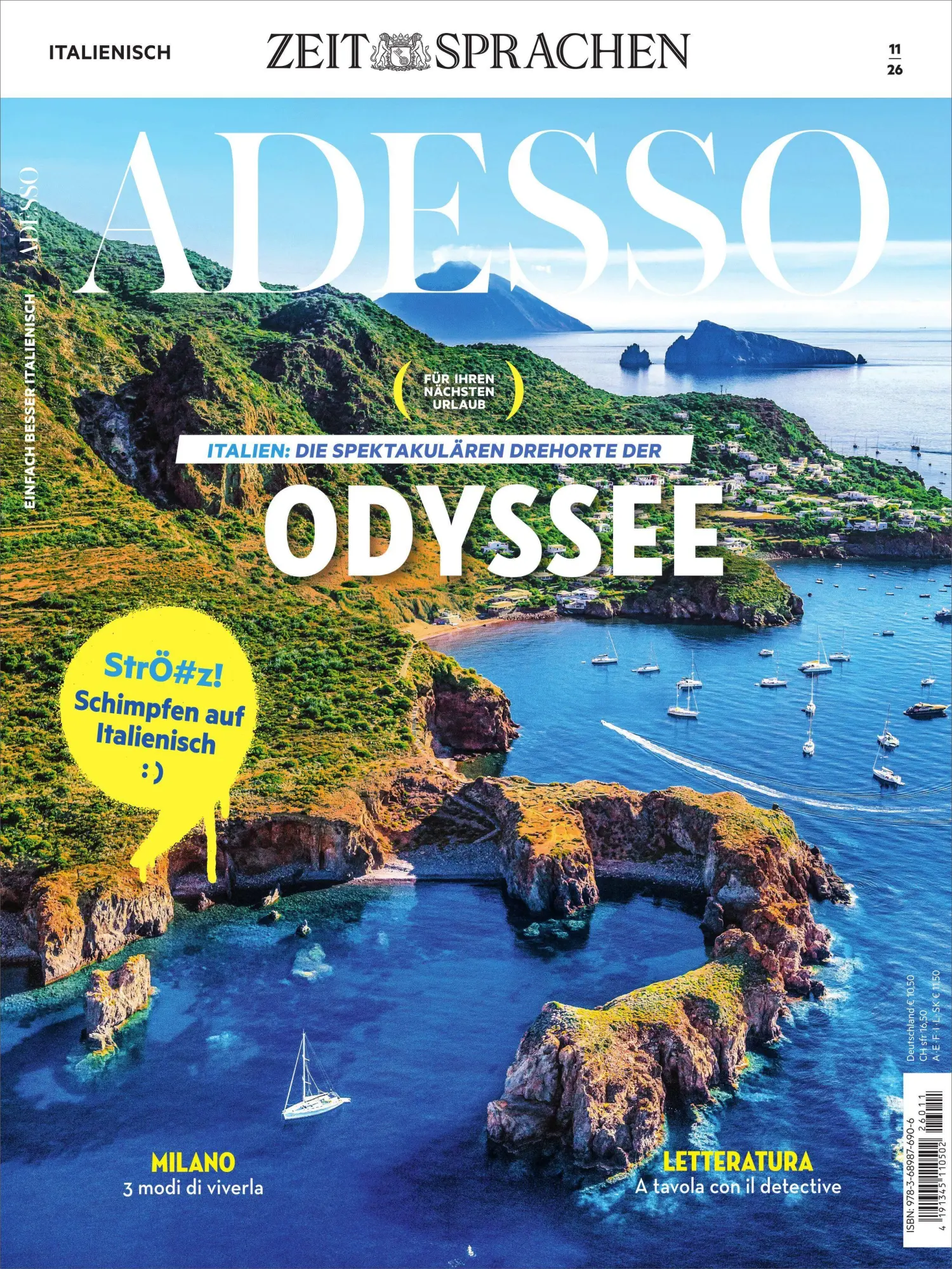 Cover: 9783689876906 | Adesso 11/26 | Die spektakulären Drehorte der ODYSSEE | GmbH | 67 S.