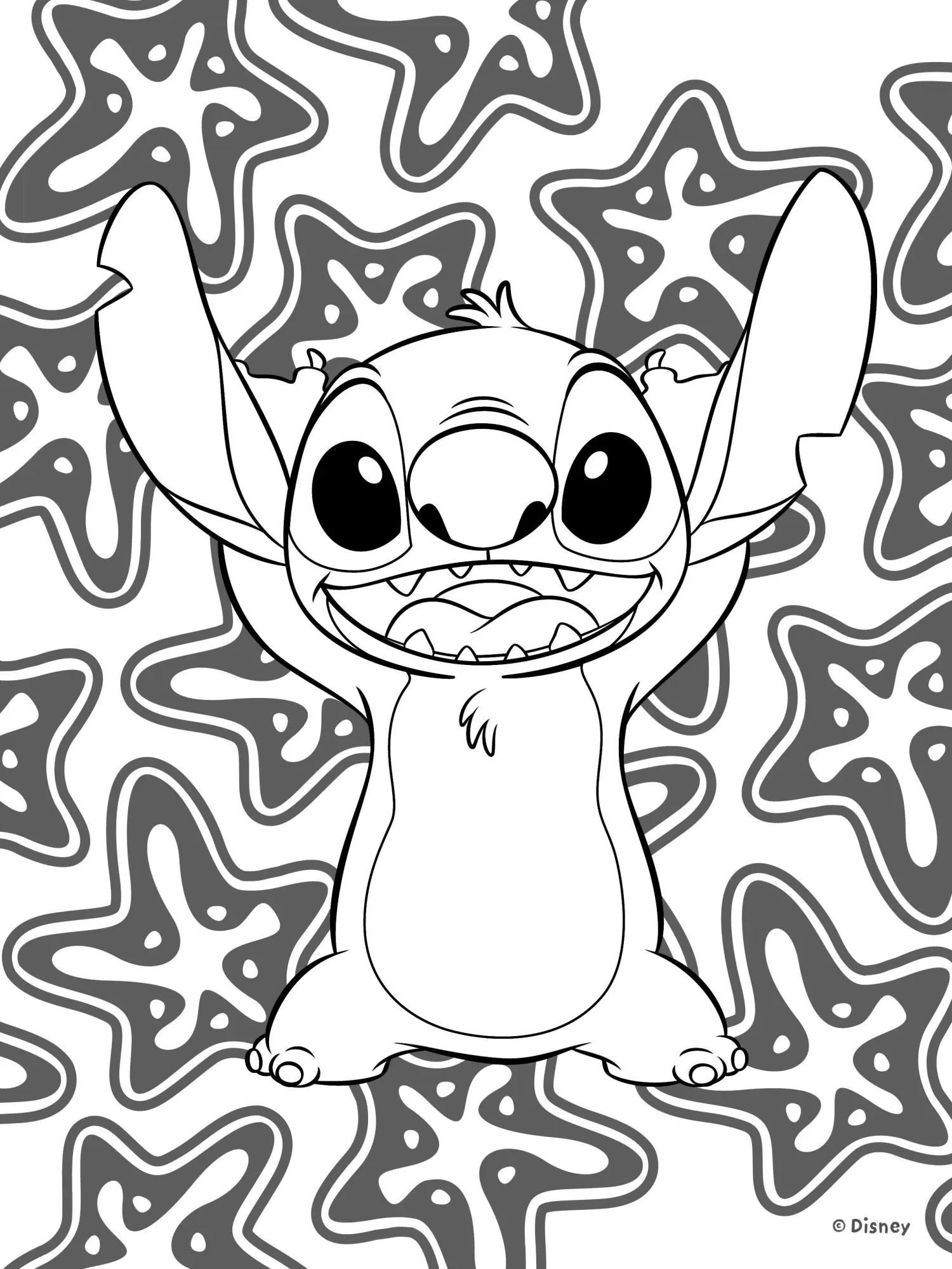 Bild: 9783833246906 | Disney Stitch: Malspaß mit 3D-Stickern | Malblock mit 3D-Stickern