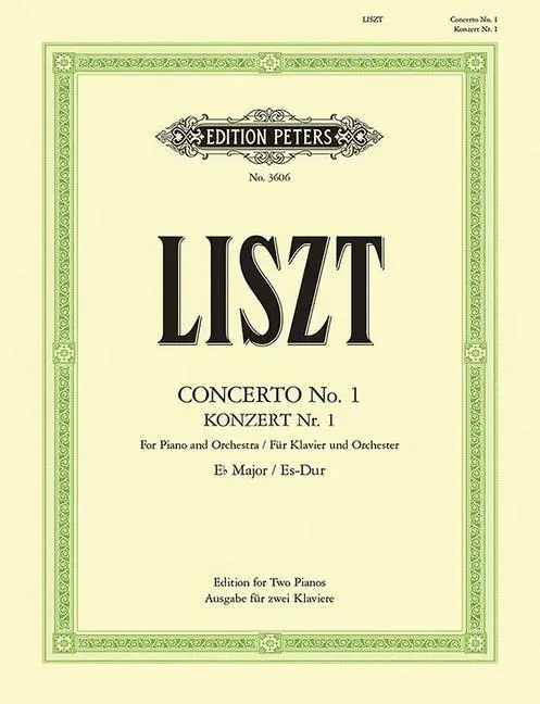 Cover: 9790014016906 | Piano Concerto No.1 in E Flat Major For Two Pianos | Franz Liszt