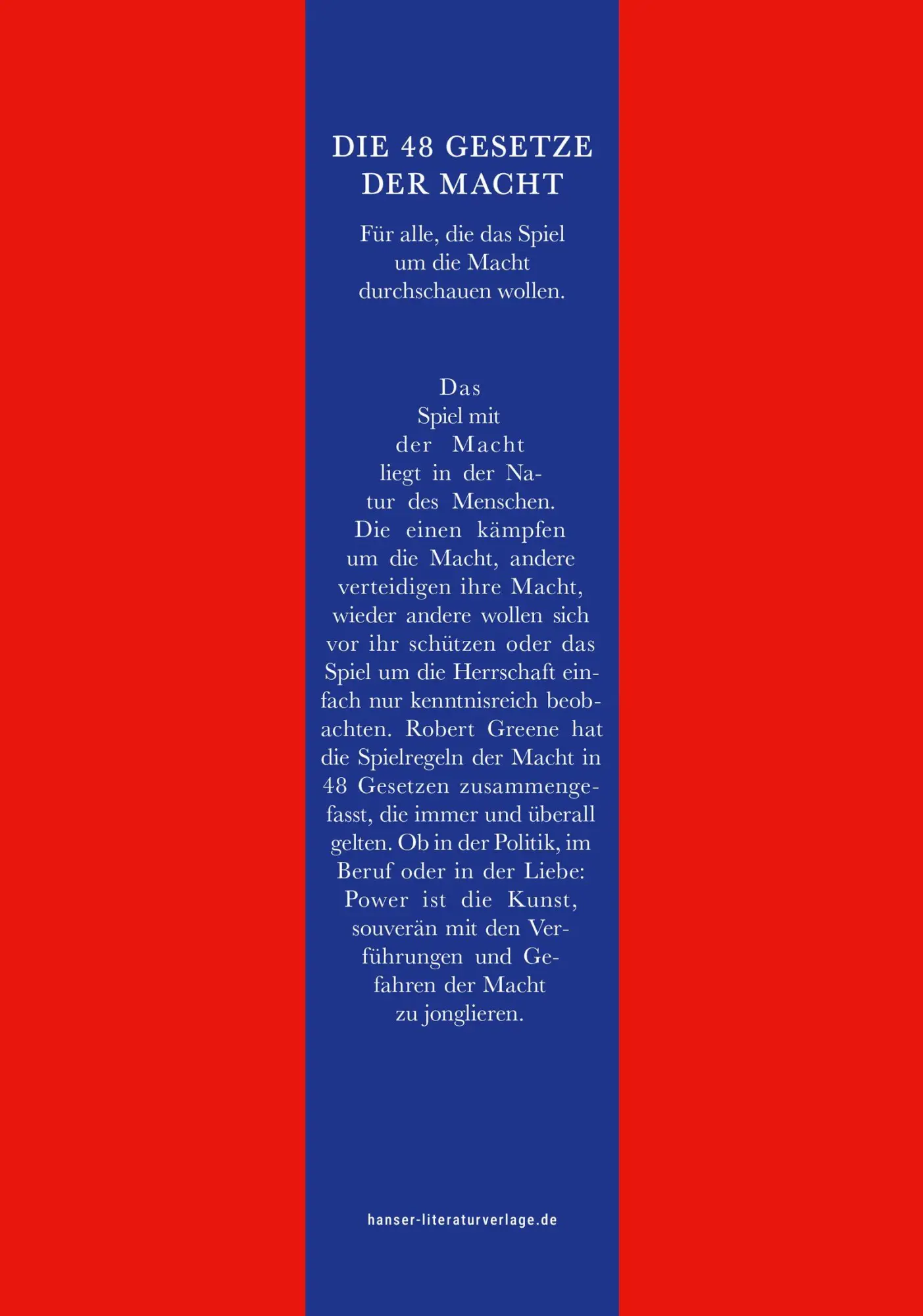 Bild: 9783446287006 | Power | Die 48 Gesetze der Macht. Vollständige, ungekürzte Ausgabe