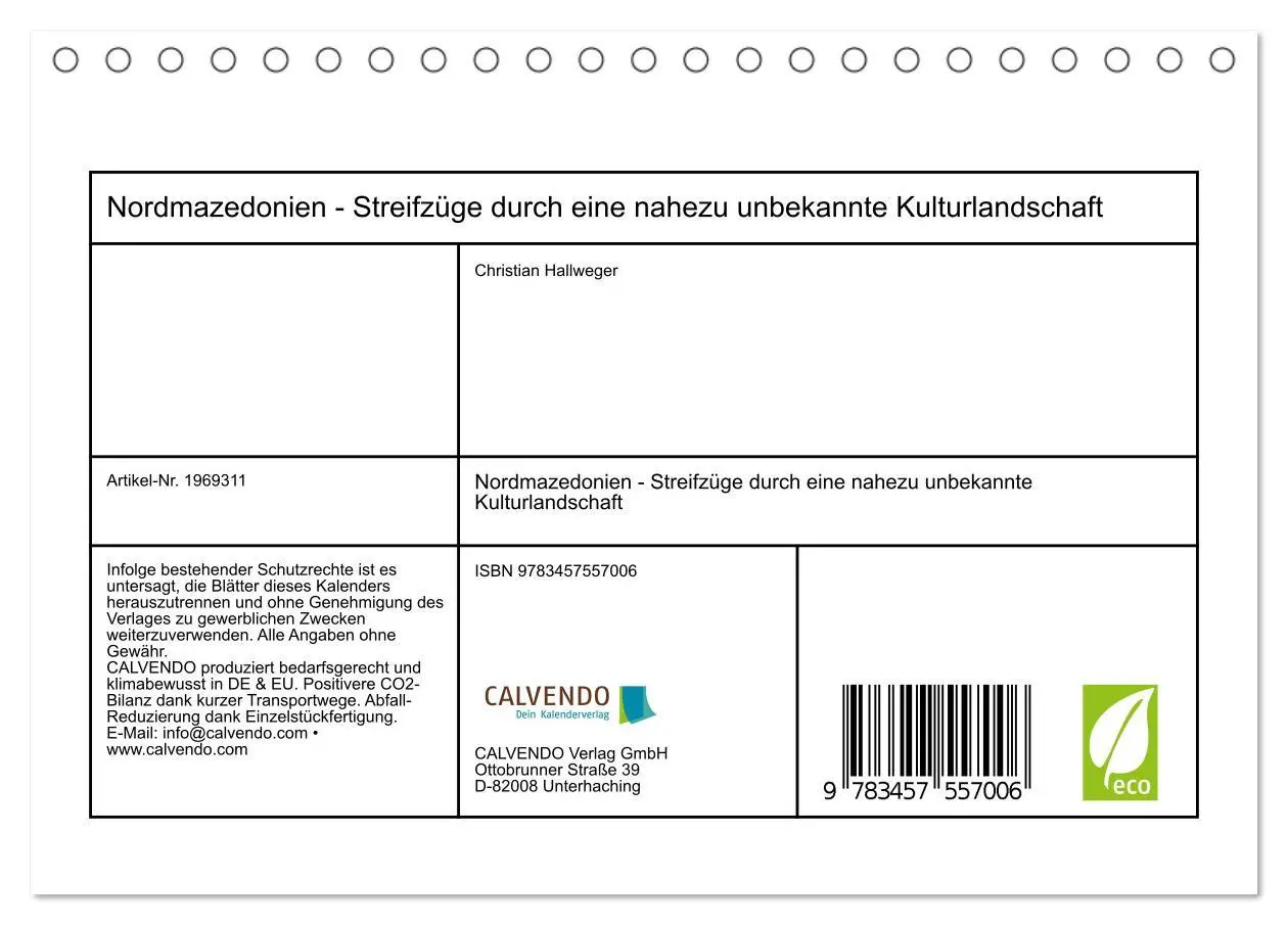 Bild: 9783457557006 | Nordmazedonien - Streifzüge durch eine nahezu unbekannte...