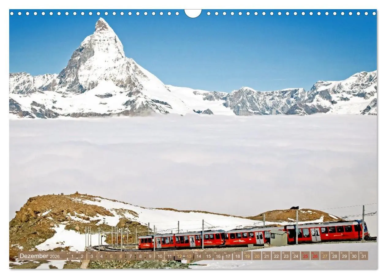Bild: 9783516647006 | Im Zug durch Schweizer Berge (Wandkalender 2026 DIN A3 quer),...