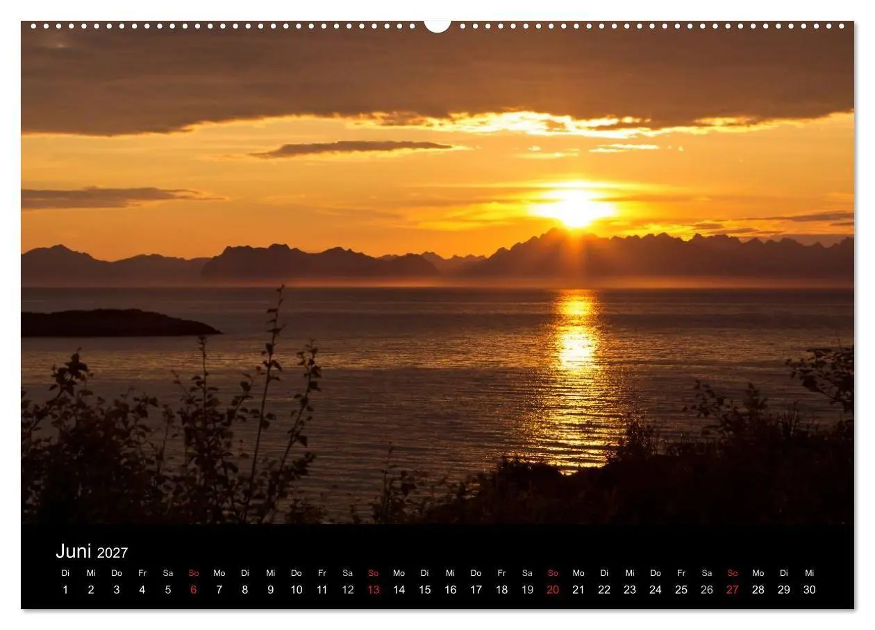 Bild: 9783594177006 | Lichter des Nordens (hochwertiger Premium Wandkalender 2027 DIN A2...