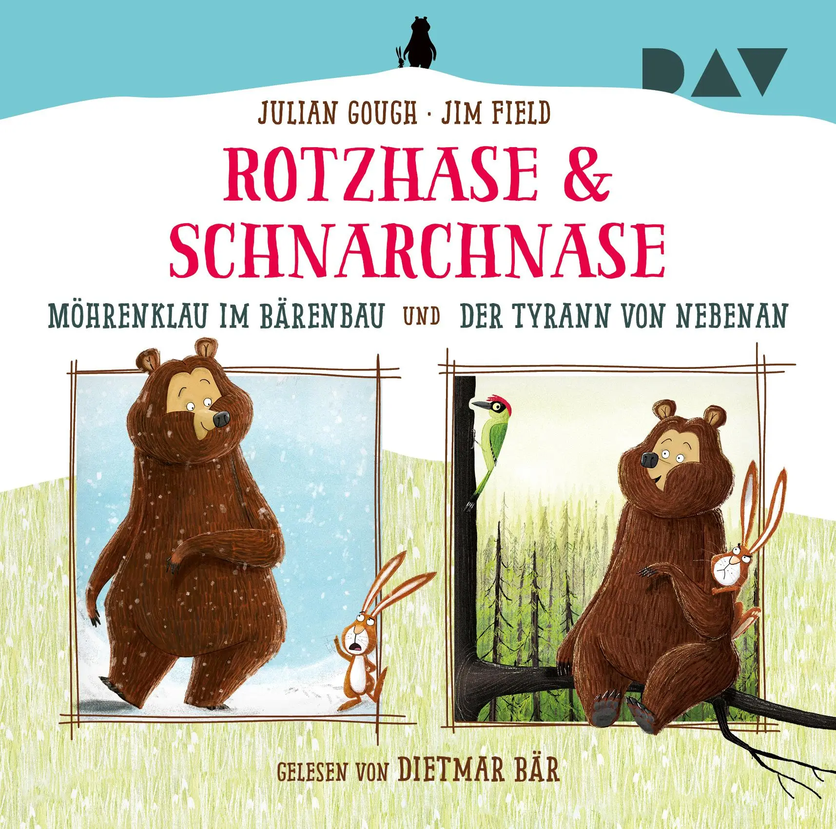 Cover: 9783742437006 | Rotzhase &amp; Schnarchnase - Möhrenklau im Bärenbau und Der Tyrann von...