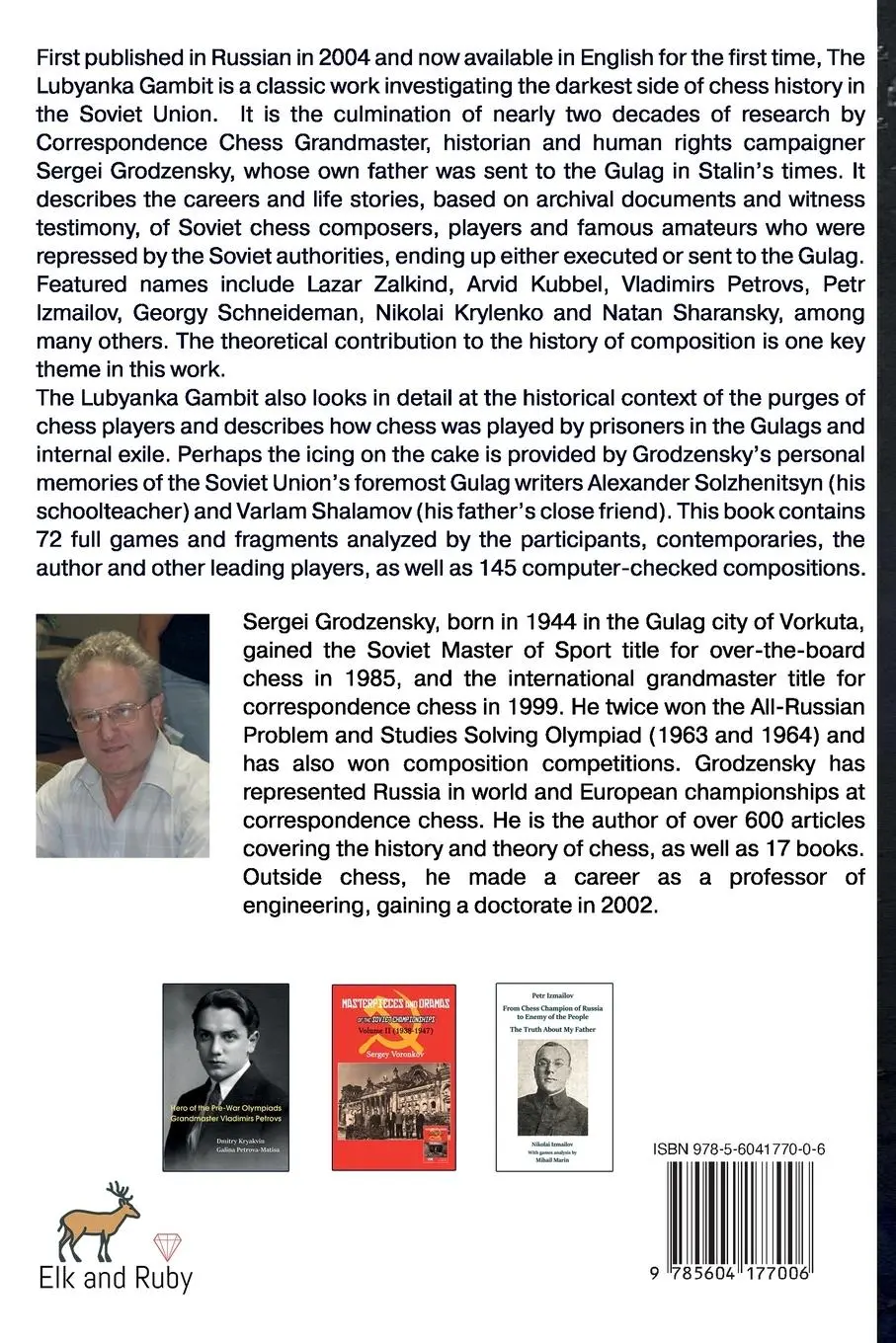 Rückseite: 9785604177006 | The Lubyanka Gambit | Sergei Grodzensky | Taschenbuch | Englisch